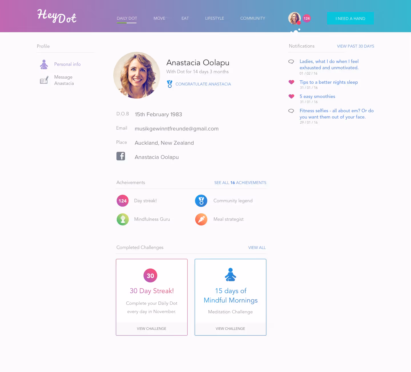 Department of Doing software UI design, screen 8